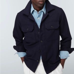 NWT Polo Denim Supply by Ralph Lauren Classic Fit Wool-Blend Overshirt, Size XL